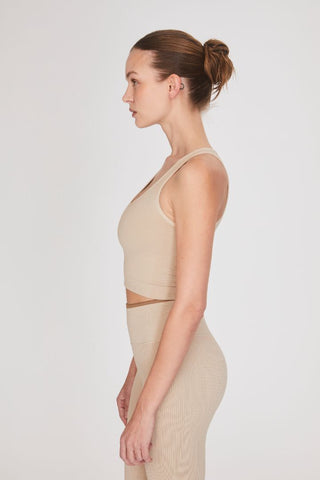 Butterfly Tank Top - Hazelnut