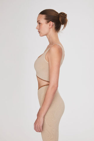 Pike Sports Bra - Hazelnut