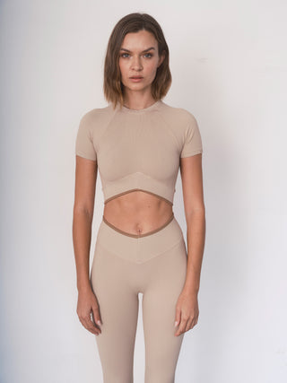 Inhale T-Shirt - Hazelnut