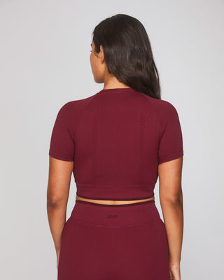 Inhale T-Shirt - Rosewood