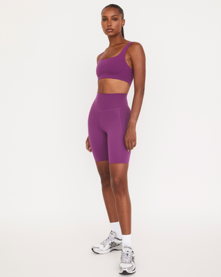 Pocket Spin Shorts - Petunia