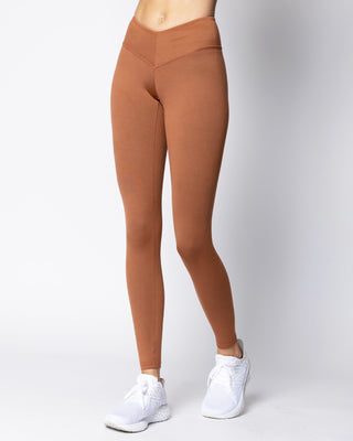 V Butter Legging - Clay