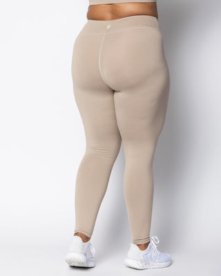 Classic Butter Legging - Dune Angle Back