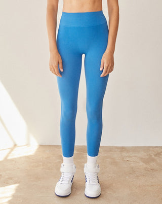 joja rise legging blue womens seamless athletic legging