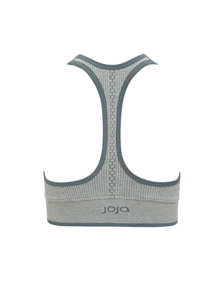 Joja commitment razor back bra blue womens racer back sports bra