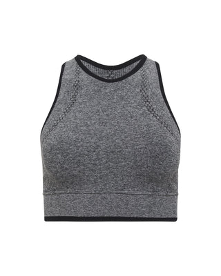 Joja commitment razor back bra black and grey womens racer back sports bra