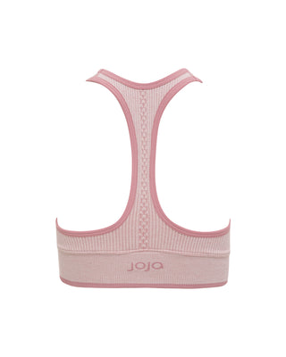 Joja commitment razor back bra pink womens racer back sports bra