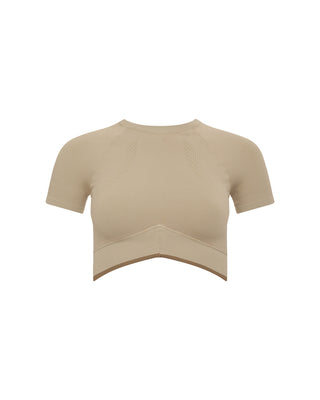 Inhale T-Shirt - Hazelnut