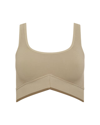 Pike Sports Bra - Hazelnut