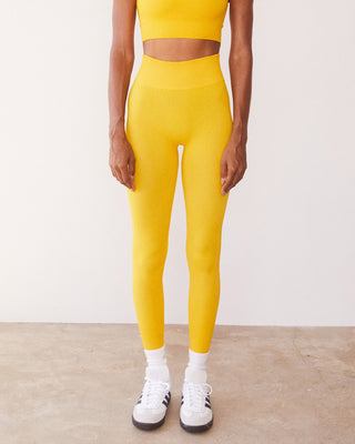 joja rise legging yellow womens seamless athletic legging