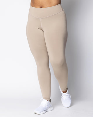 Classic Butter Legging - Dune Front