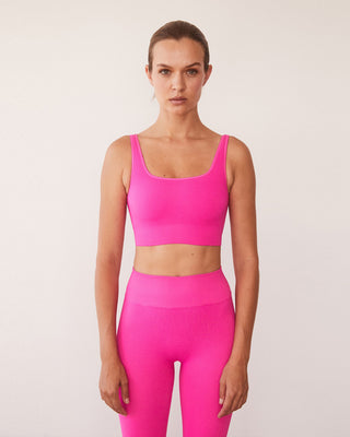 Joja balance bra pink womens sports bra