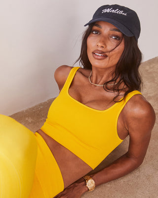 Joja balance bra yellow womens sports bra