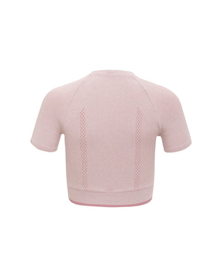 Joja inhale t-shirt womens pink athletic shirt