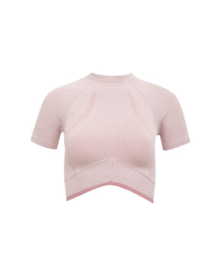 Joja inhale t-shirt womens pink athletic shirt