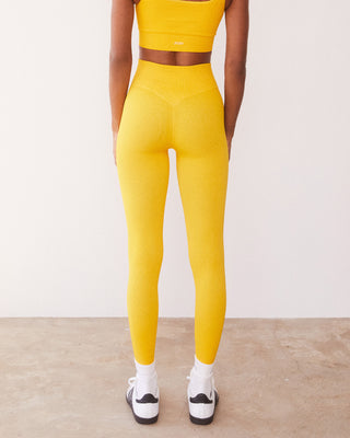 joja rise legging yellow womens seamless athletic legging